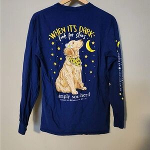 Simply Southern Golden retriever shirt